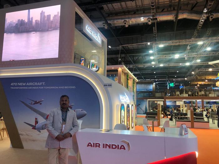 India Karni at an international tourism fair