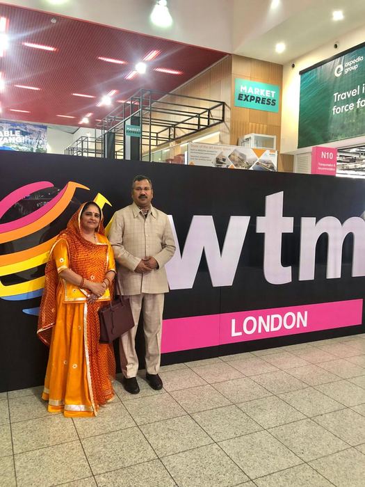 India Karni at an international tourism fair