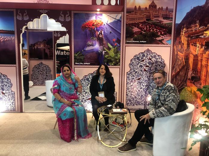 India Karni at an international tourism fair
