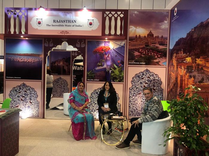 India Karni at an international tourism fair