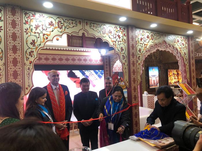 India Karni at an international tourism fair
