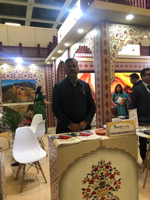 India Karni at an international tourism fair