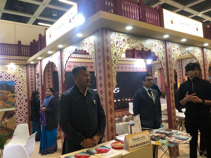 India Karni at an international tourism fair