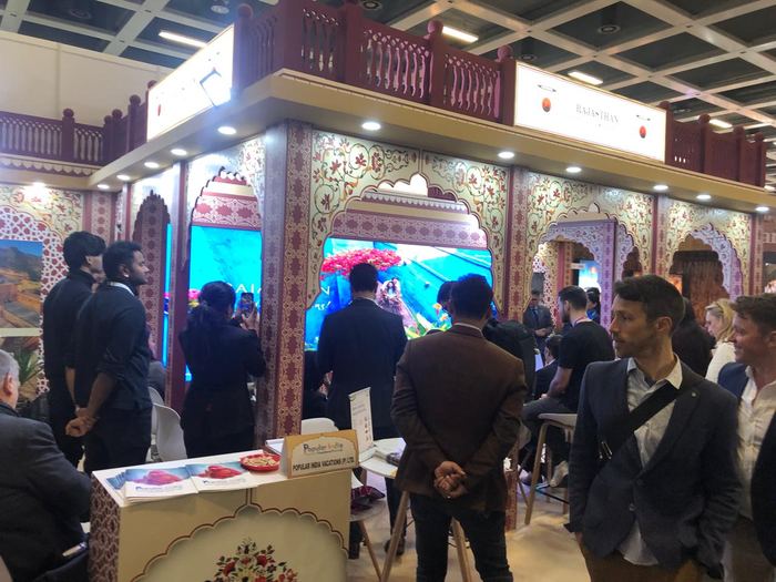 India Karni at an international tourism fair
