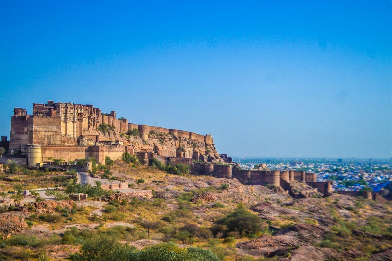 Farewell to Udaipur, as you head towards the Blue City via Kumbhalgarh and Ranakpur